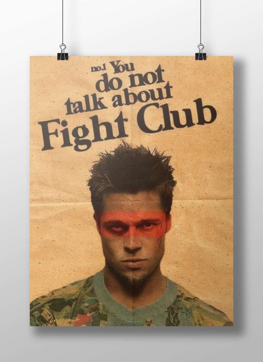 Fight Club Tyler Durden - Raging Male Icon Poster