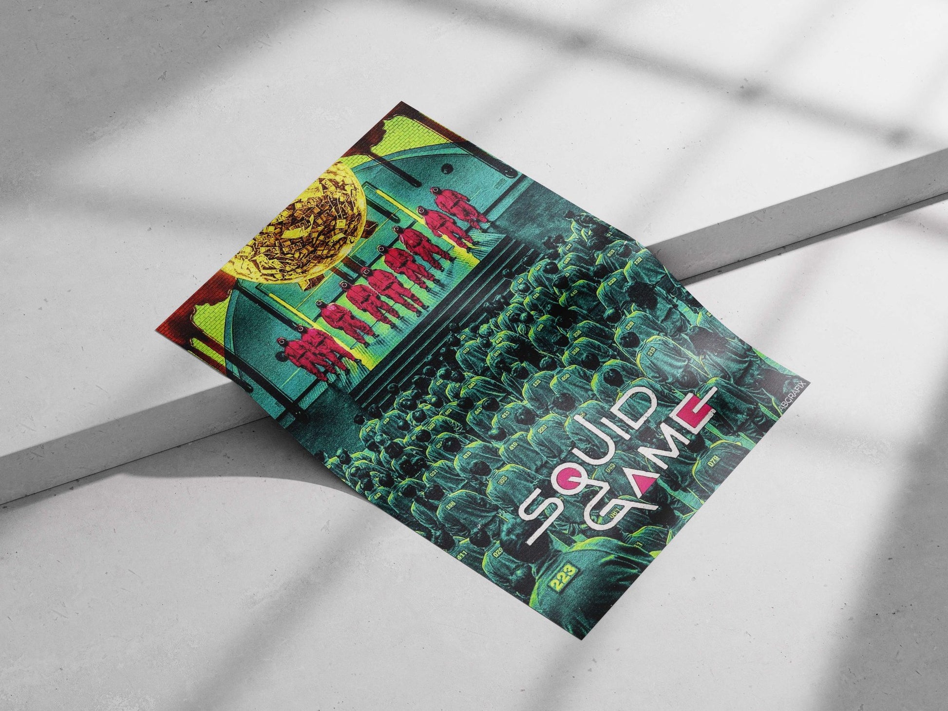 Squid Game (TV series) Main Subject: Squid Game (TV series) Matte poster print — Series wall art India | PosterBoizz