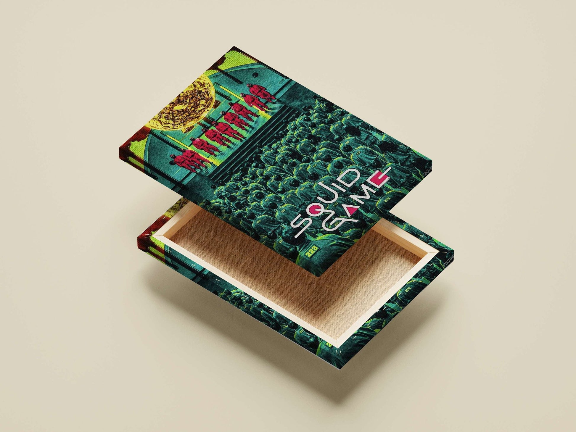 Squid Game (TV series) Main Subject: Squid Game (TV series) Canvas wall art — Series wall art India | PosterBoizz