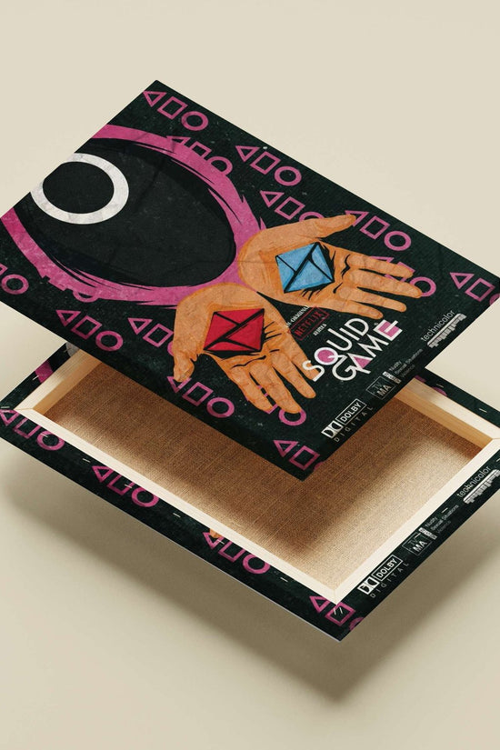 Netflix series Squid Game Main Subject: Netflix series Squid Game Canvas wall art — Series wall art India | PosterBoizz