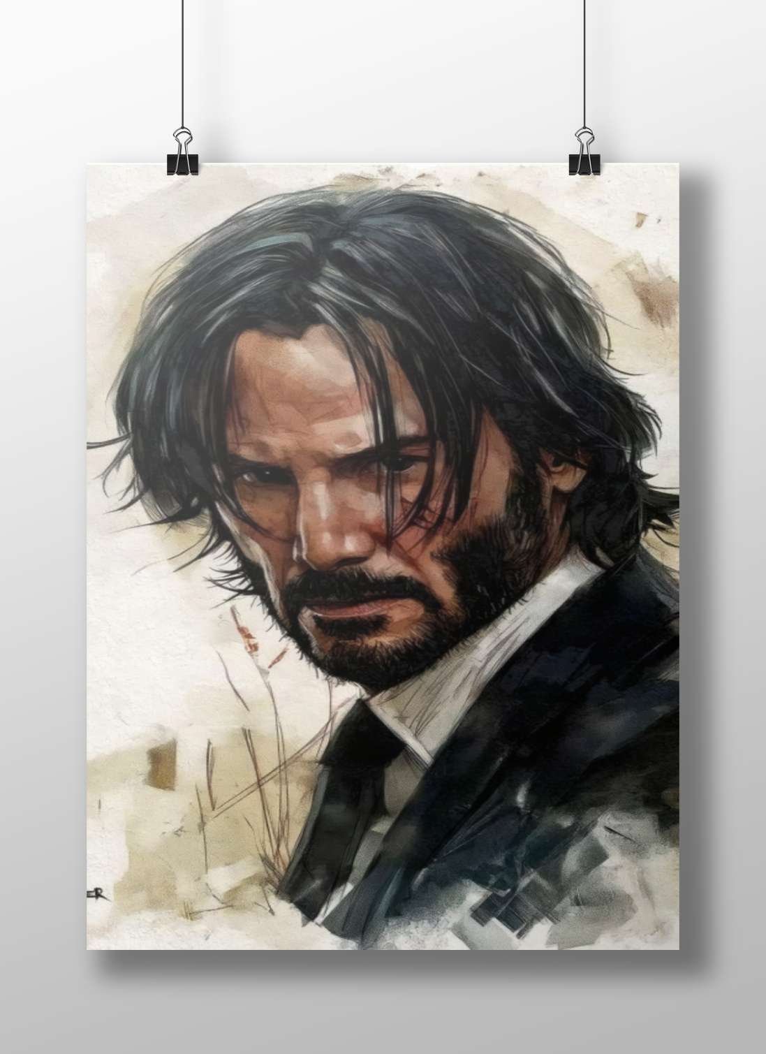 John Wick (from the John Wick franchise) John Wick - Iconic Assassin Poster