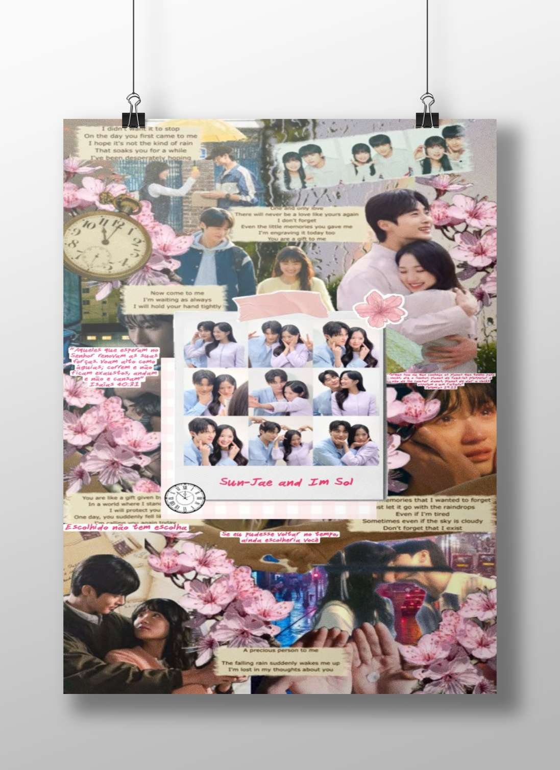 Sun-Jae and Im Sol (K-drama characters from "A Love Story") Main Subject: Sun-Jae and Im Sol (K-drama characters from "A