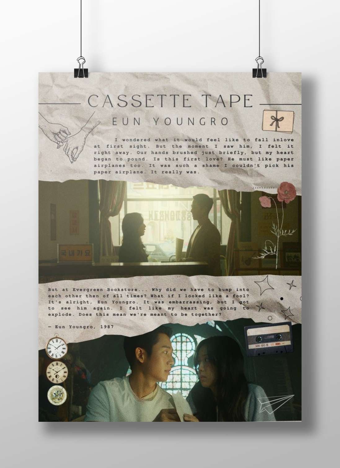 Eun Youngro and Evergreen Bookstore Main Subject: Eun Youngro and Evergreen Bookstore Matte BoizzBoard rigid print — Art