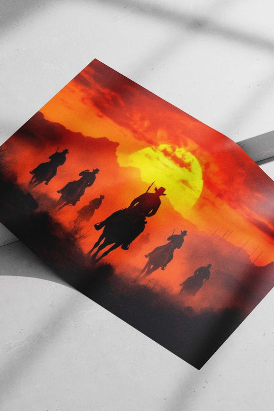 Cowboys Main Subject: Cowboys Matte poster print — Bollywood wall art India | PosterBoizz
