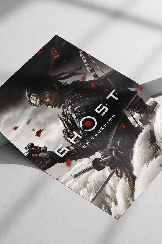 Ghost of Tsushima Main Subject: Ghost of Tsushima Matte poster print — Anime wall art India | PosterBoizz