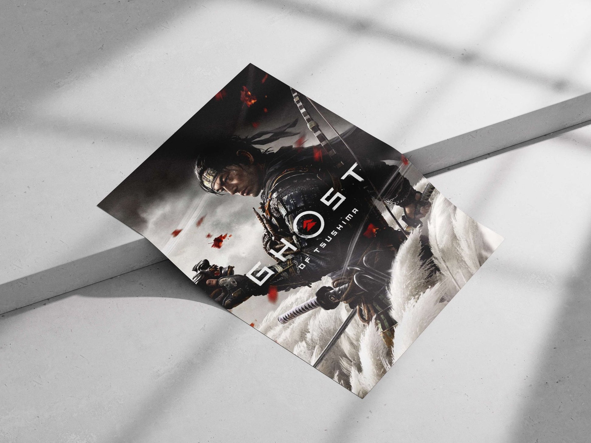 Ghost of Tsushima Main Subject: Ghost of Tsushima Matte poster print — Anime wall art India | PosterBoizz