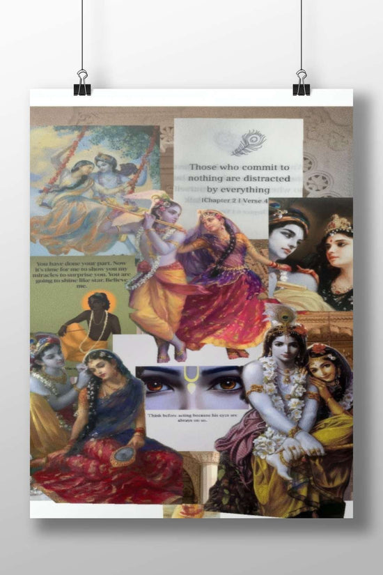 Lord Krishna And Radha - Eternal Love Poster