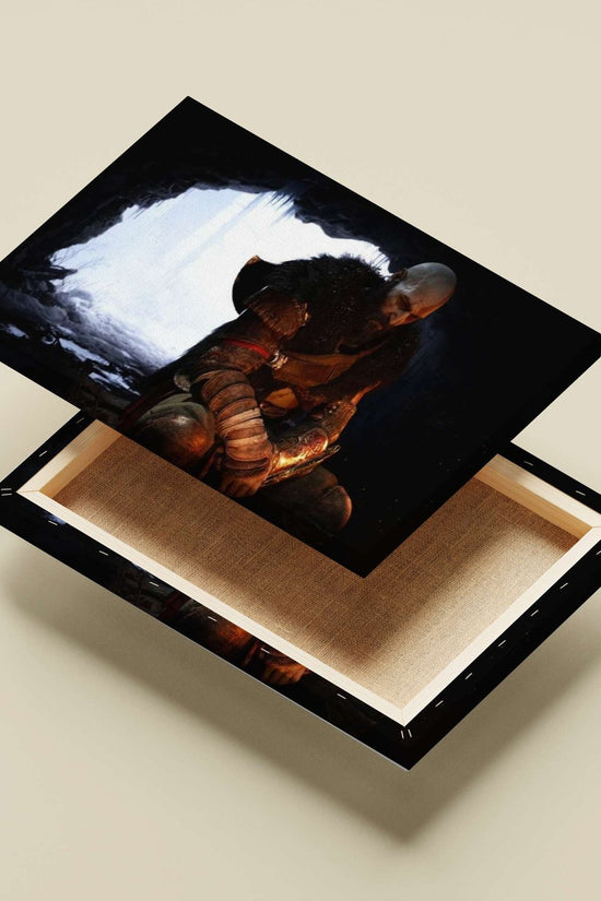 Kratos (God of War franchise) Main Subject: Kratos (God of War franchise) Canvas wall art — Superhero wall art India |