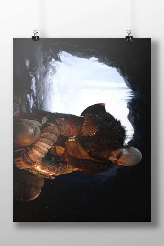 Kratos (God of War franchise) Main Subject: Kratos (God of War franchise) Matte BoizzBoard rigid print — Superhero wall art