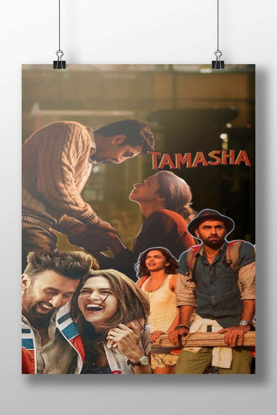 The Bollywood film "Tamasha" featuring its cast members Main Subject: The Bollywood film "Tamasha" featuring its cast