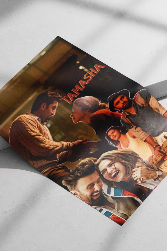 The Bollywood film "Tamasha" (2012) Main Subject: The Bollywood film "Tamasha" (2012) Matte poster print — Bollywood wall