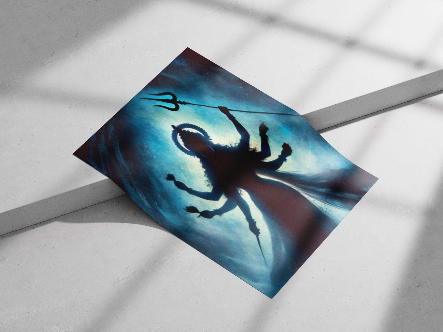 Lord Shiva Lord Rama Epic Warrior Poster