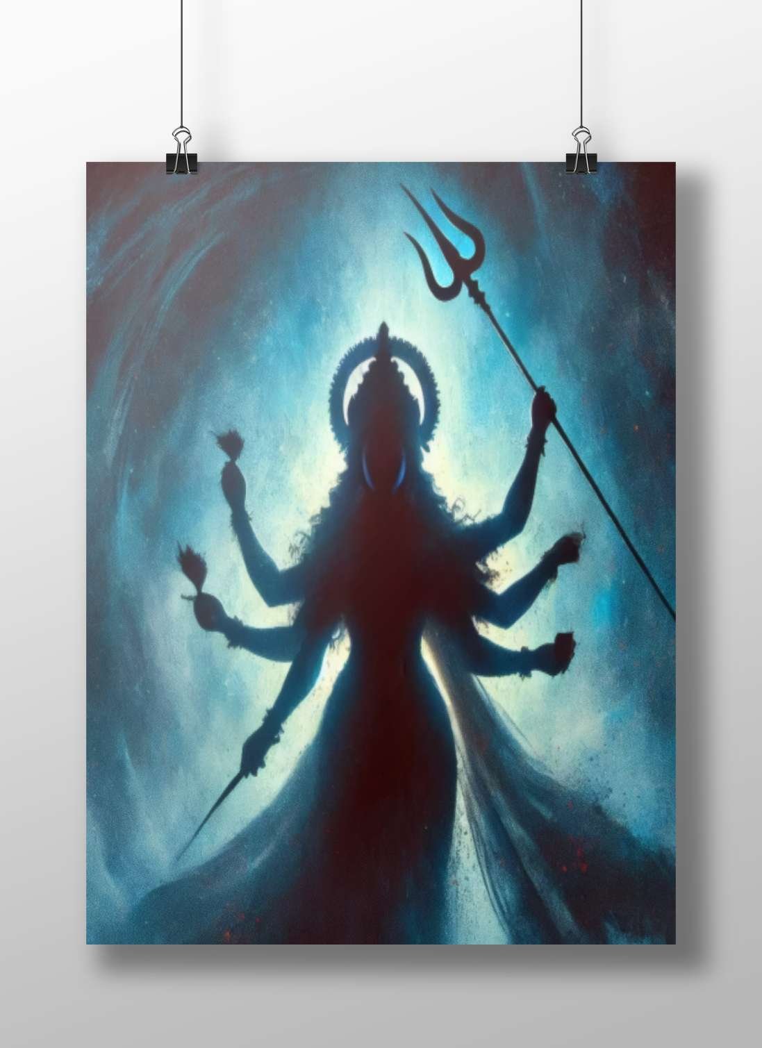 Lord Shiva Lord Rama Epic Warrior Poster