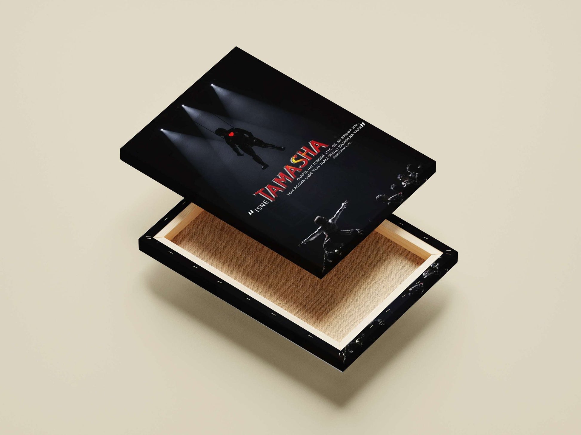 Bollywood film Tamasha Main Subject: Bollywood film Tamasha Canvas wall art — Bollywood wall art India | PosterBoizz