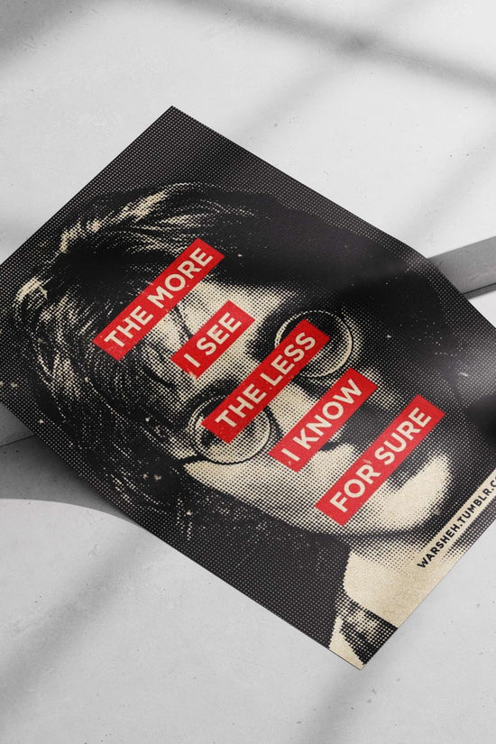 John Lennon Main Subject: John Lennon Matte poster print — Hollywood wall art India | PosterBoizz