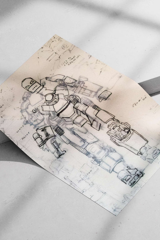Iron Man (Marvel) Tony Stark - Tech Genius Blueprint Poster
