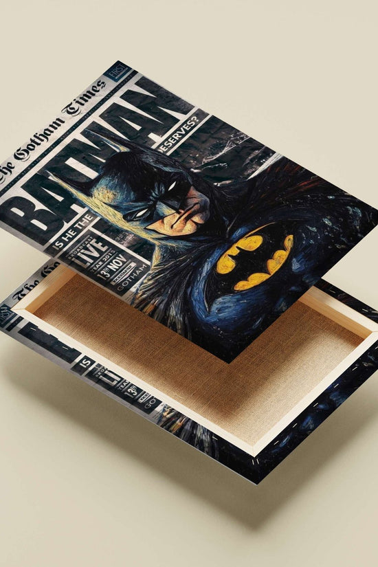 Batman (DC Comics) Main Subject: Batman (DC Comics) Canvas wall art — Superhero wall art India | PosterBoizz
