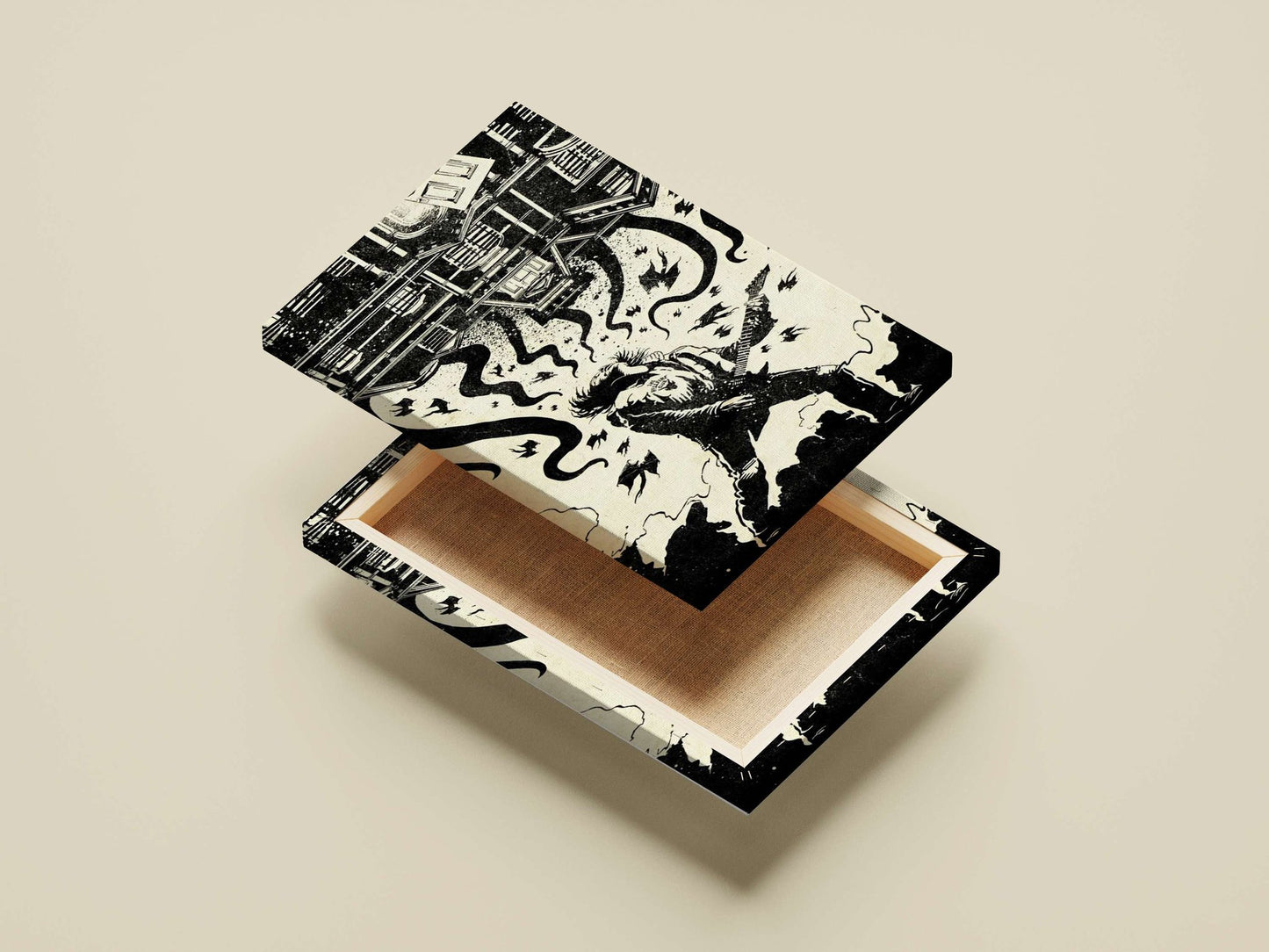 The Hellfire Club guitarist Main Subject: The Hellfire Club guitarist Canvas wall art — Art wall art India | PosterBoizz