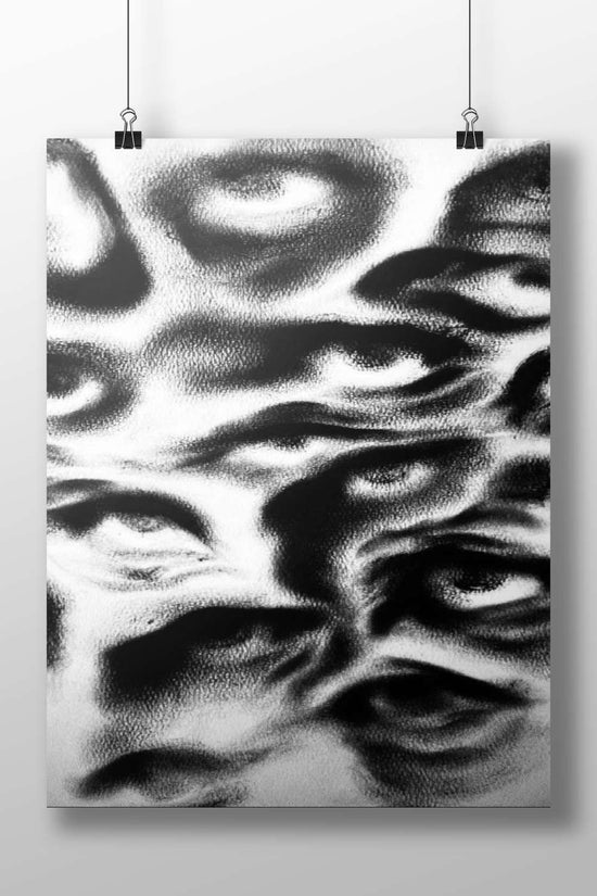Human eyes Main Subject: Human eyes Matte BoizzBoard rigid print — Art wall art India | PosterBoizz