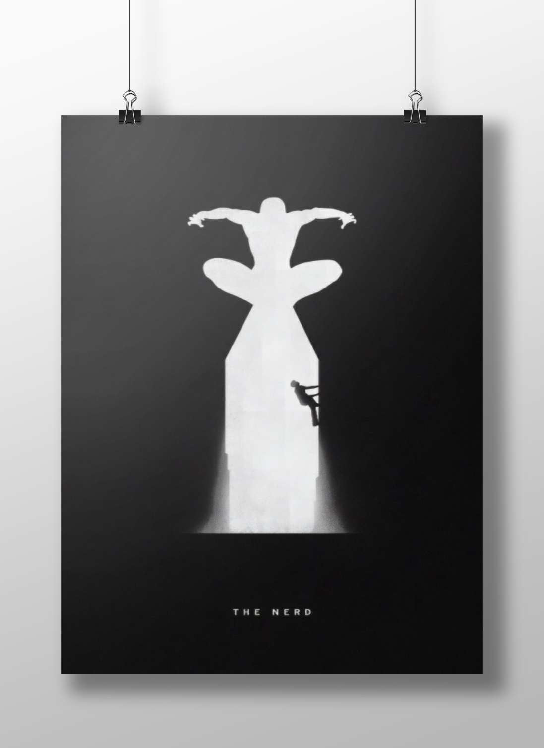 The Nerd - Retro Tech Noir Poster