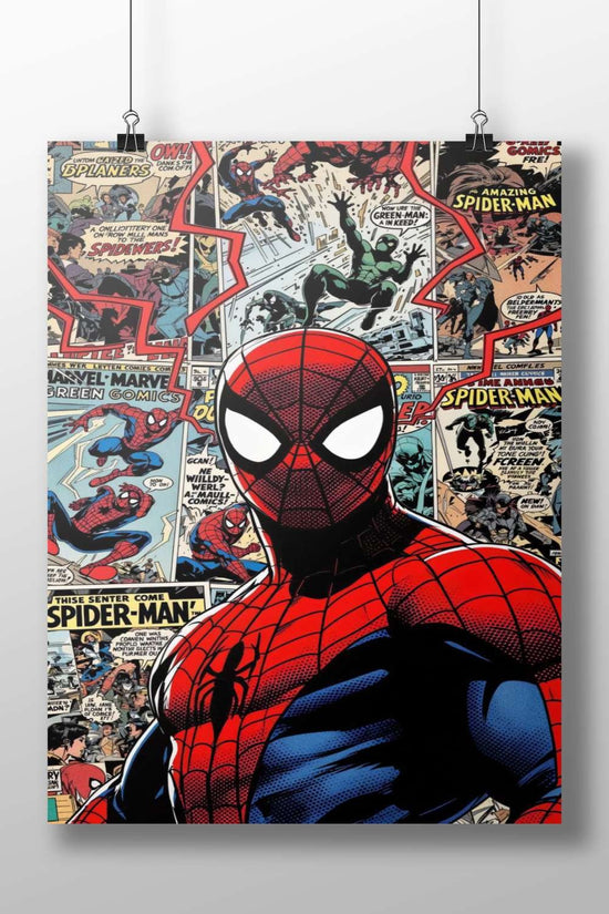 Spider-Man (Marvel Comics character) Main Subject: Spider-Man (Marvel Comics character) Matte BoizzBoard rigid print —
