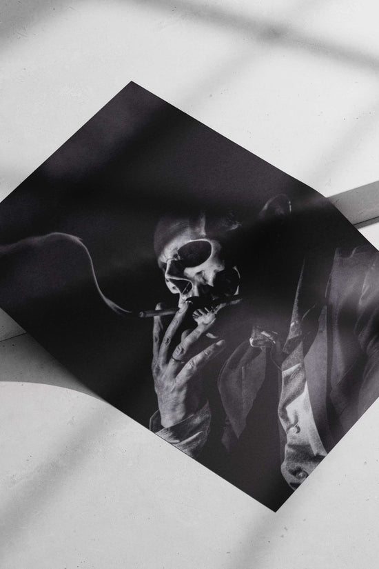 A man wearing a skull mask Jack Nicholson - The Shining Skull Poster