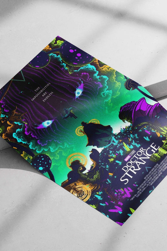 Doctor Strange (Marvel Studios film) Main Subject: Doctor Strange (Marvel Studios film) Matte poster print — Superhero wall