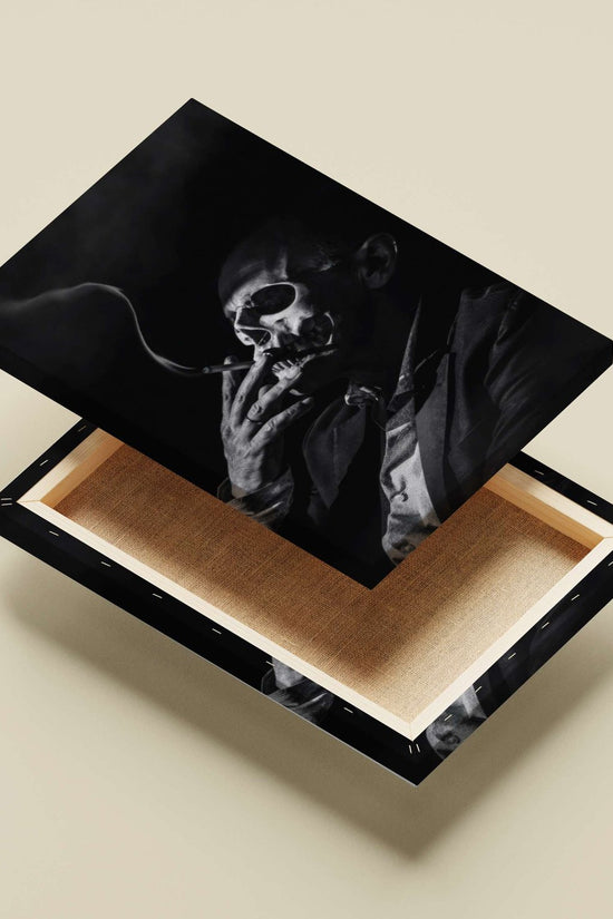 A man wearing a skull mask Jack Nicholson - The Shining Skull Poster