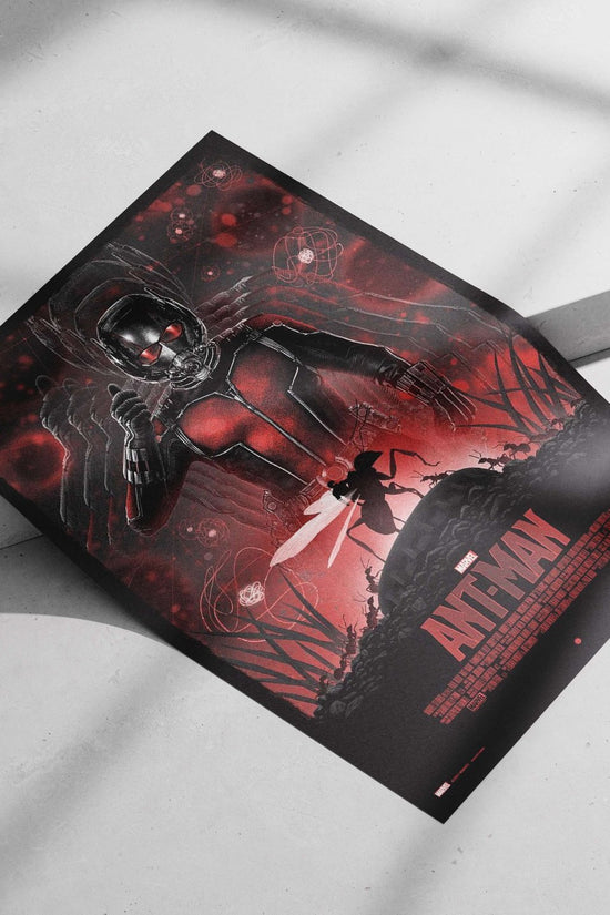 Ant-Man (Marvel Comics franchise) Main Subject: Ant-Man (Marvel Comics franchise) Matte poster print — Superhero wall art