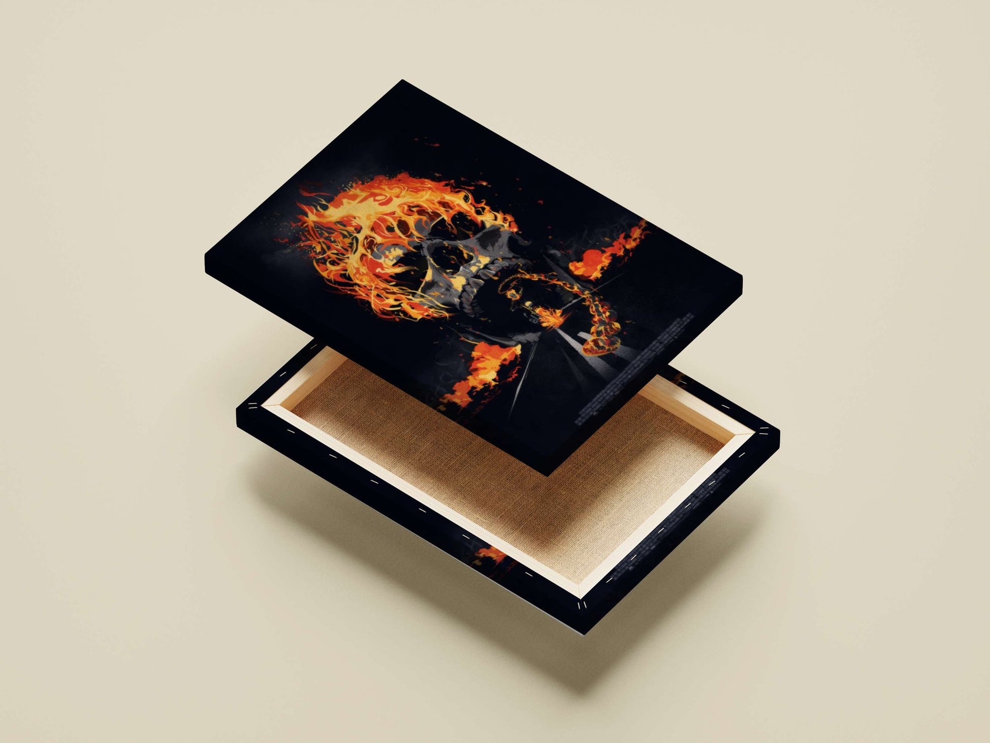 Flaming skull from Mad Max: Fury Road franchise Furiosa'S Inferno - Mad Max Skull Poster