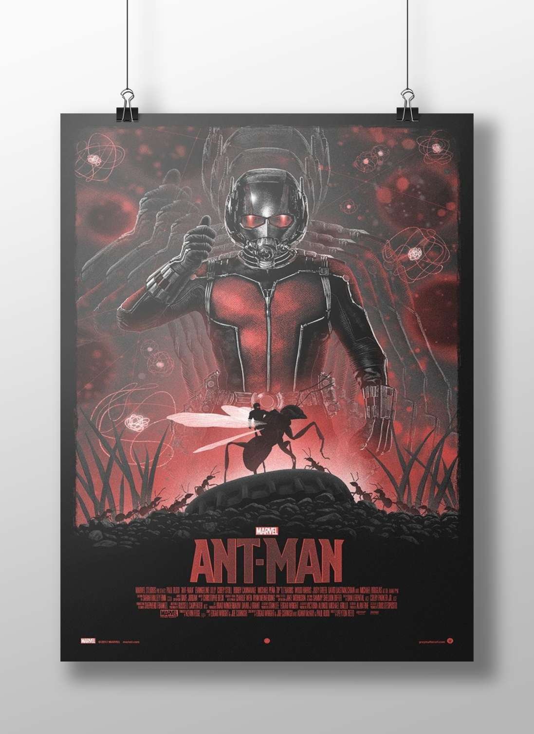Ant-Man (Marvel superhero character) Main Subject: Ant-Man (Marvel superhero character) Matte BoizzBoard rigid print —