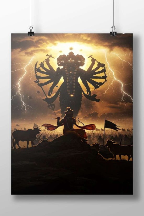 Shiva (Hindu deity) Main Subject: Shiva (Hindu deity) Matte BoizzBoard rigid print — Sanatan wall art India | PosterBoizz