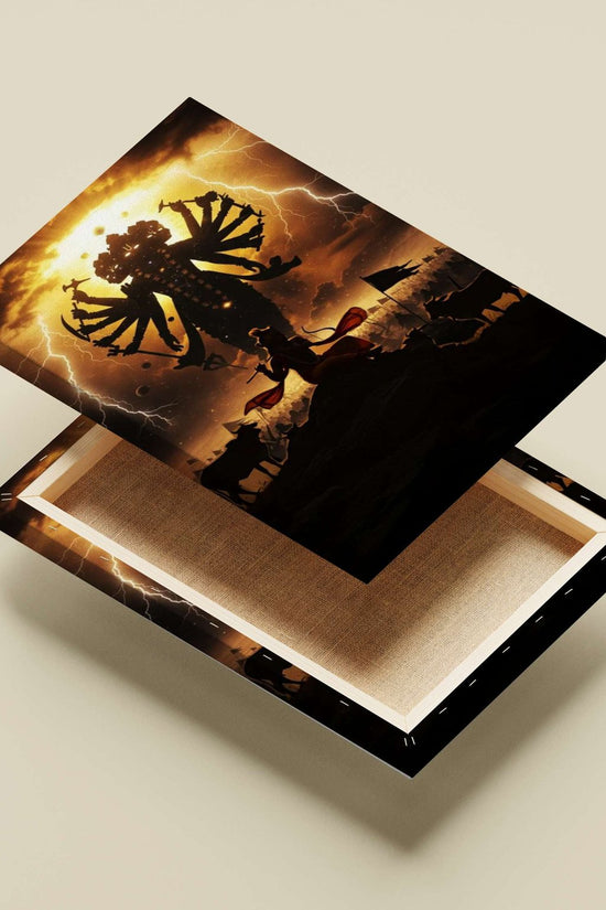 Shiva (Hindu deity) Main Subject: Shiva (Hindu deity) Canvas wall art — Sanatan wall art India | PosterBoizz