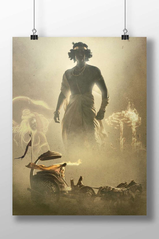 Hindu goddess Kali Main Subject: Hindu goddess Kali Matte BoizzBoard rigid print — Sanatan wall art India | PosterBoizz