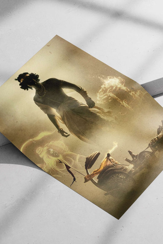 Hindu goddess Kali Main Subject: Hindu goddess Kali Matte poster print — Sanatan wall art India | PosterBoizz