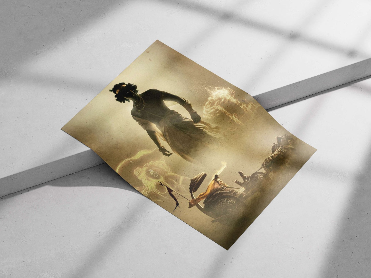 Durga, the Hindu goddess Main Subject: Durga, the Hindu goddess Matte poster print — Sanatan wall art India | PosterBoizz