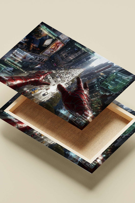 Spider-Man (Marvel Comics) Main Subject: Spider-Man (Marvel Comics) Canvas wall art — Superhero wall art India | PosterBoizz
