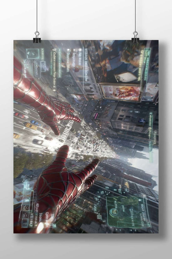 Spider-Man (Marvel Comics) Main Subject: Spider-Man (Marvel Comics) Matte BoizzBoard rigid print — Superhero wall art India