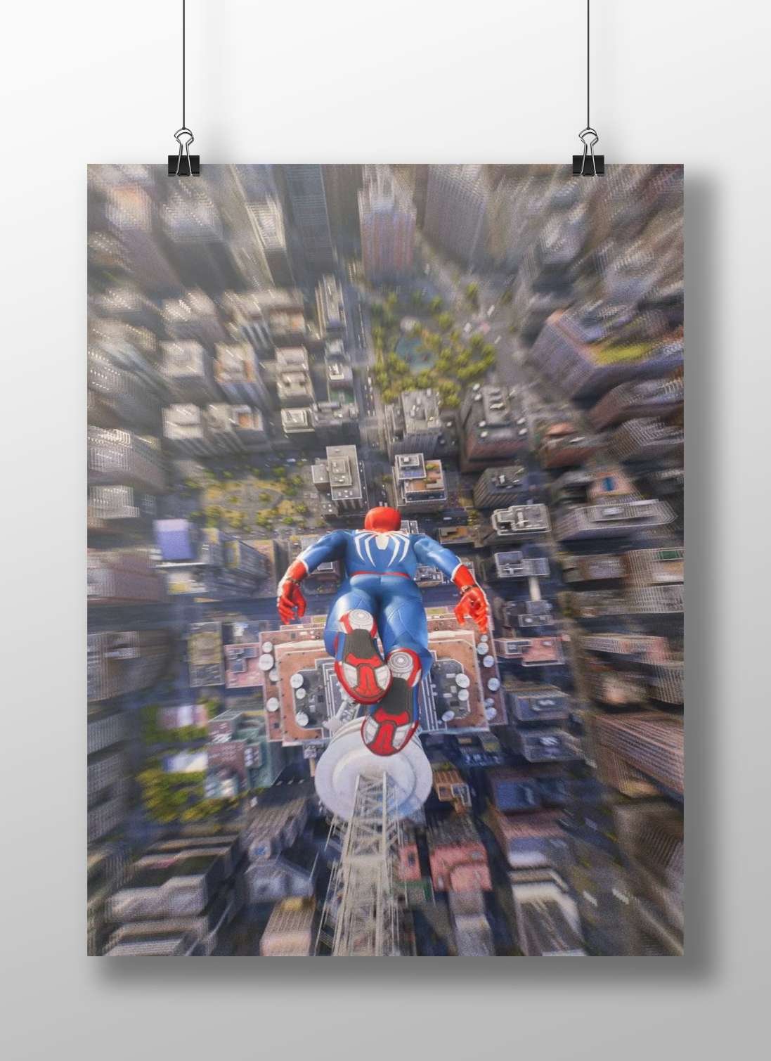 Spider-Man (Marvel Comics character) Main Subject: Spider-Man (Marvel Comics character) Matte BoizzBoard rigid print —