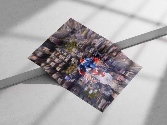 Spider-Man (Marvel Comics character) Main Subject: Spider-Man (Marvel Comics character) Matte poster print — Superhero wall