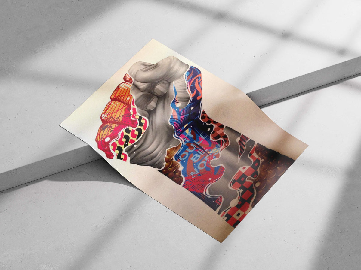 A clenched human fist Main Subject: A clenched human fist Matte poster print — Art wall art India | PosterBoizz