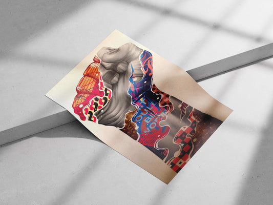 A clenched human fist Main Subject: A clenched human fist Matte poster print — Art wall art India | PosterBoizz