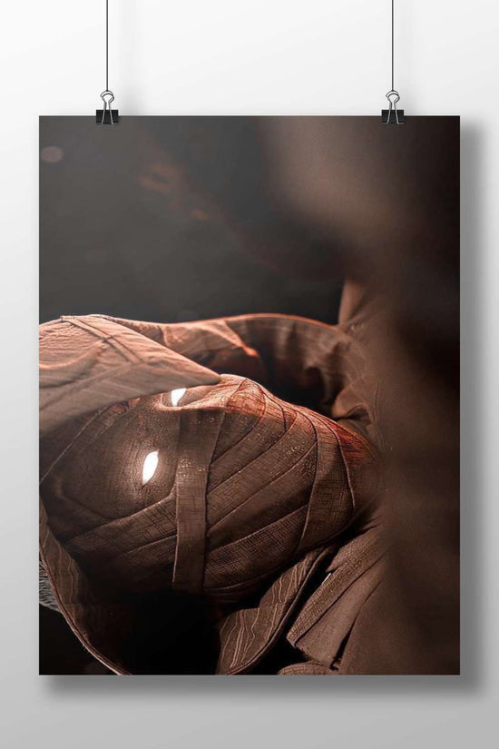 Jedi hood (Star Wars franchise) Main Subject: Jedi hood (Star Wars franchise) Matte BoizzBoard rigid print — Superhero wall