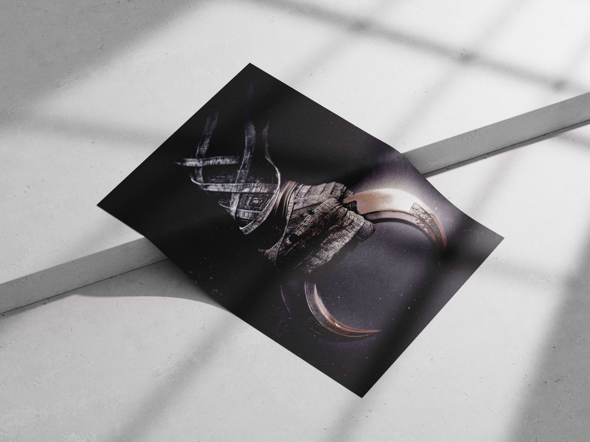 Kratos (God of War) Main Subject: Kratos (God of War) Matte poster print — Superhero wall art India | PosterBoizz