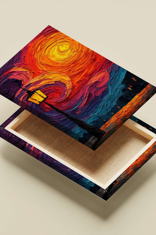 street lamp Main Subject: street lamp Canvas wall art — Art wall art India | PosterBoizz