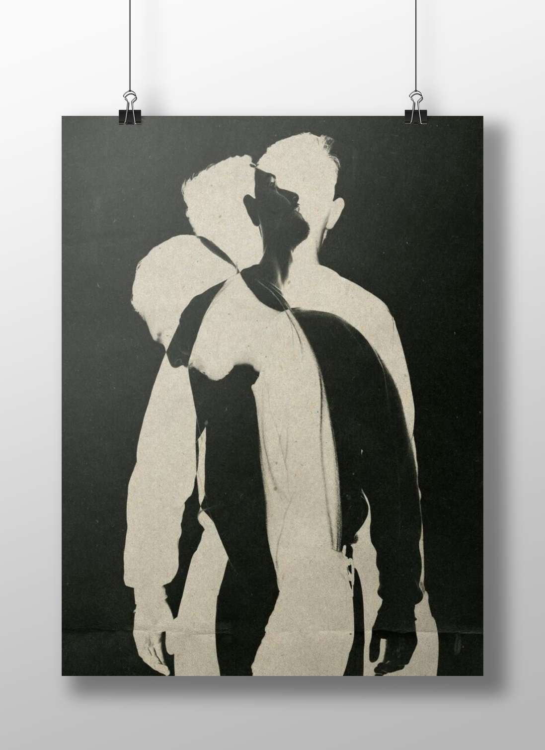 a man Main Subject: a man Matte BoizzBoard rigid print — Bollywood wall art India | PosterBoizz