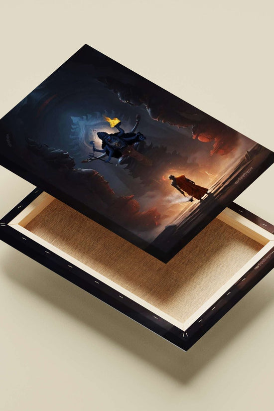 Shiva (Hindu deity) Main Subject: Shiva (Hindu deity) Canvas wall art — Sanatan wall art India | PosterBoizz
