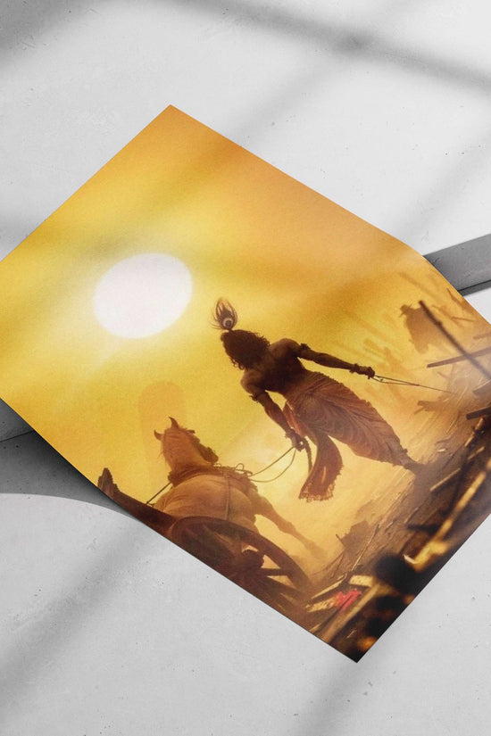 Hanuman (Hindu deity) Main Subject: Hanuman (Hindu deity) Matte poster print — Sanatan wall art India | PosterBoizz