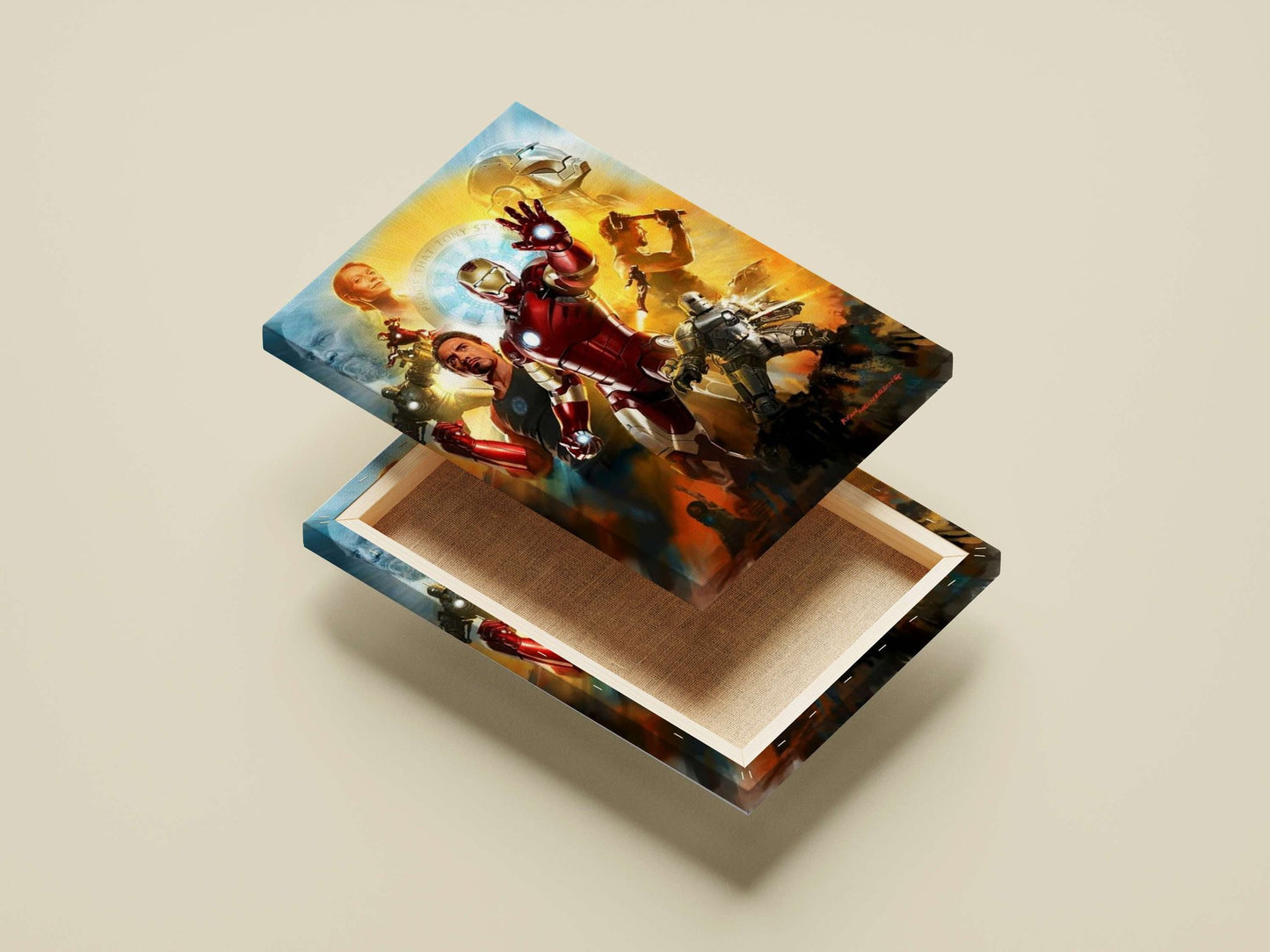 Marvel Cinematic Universe characters, including Tony Stark (Iron Man), Steve Rogers (Captain America), and Thor. Main
