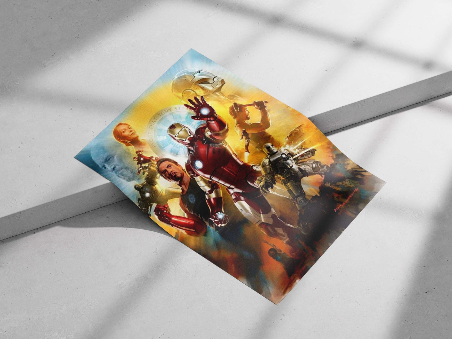 Marvel Cinematic Universe characters, including Tony Stark (Iron Man), Steve Rogers (Captain America), and Thor. Main